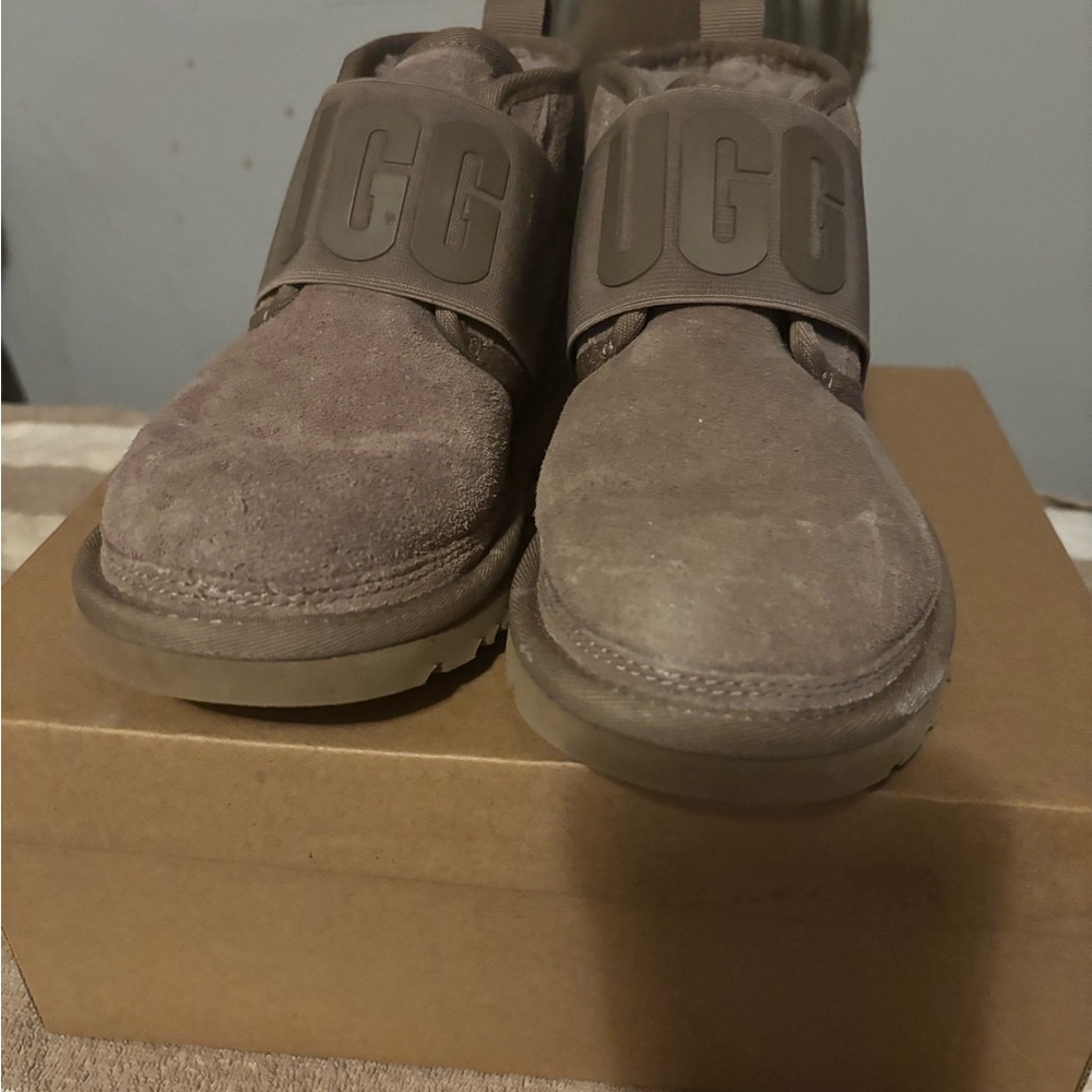 UGG Men's Brown Slip-On Boots